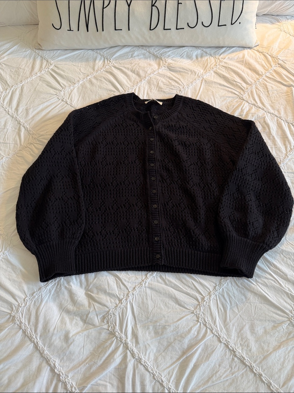 Sezane Capucine Cardigan Black - Size S gently used - Picture 4 of 10